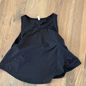 Free People Movement tulip hem workout tank top black size small